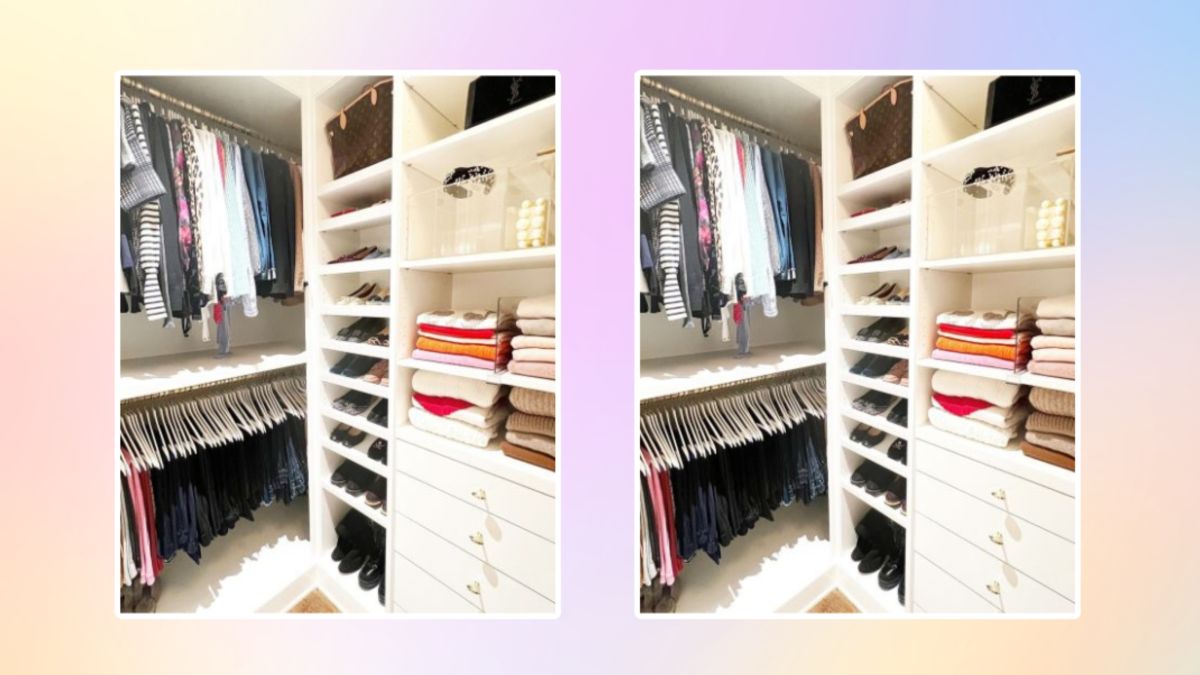 Как организовать маленький шкаф с большим количеством одежды