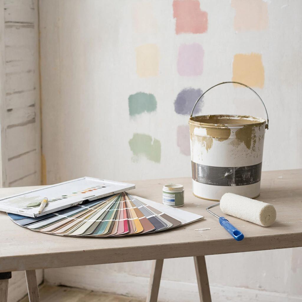 Как выбрать краску для стен в комнате?